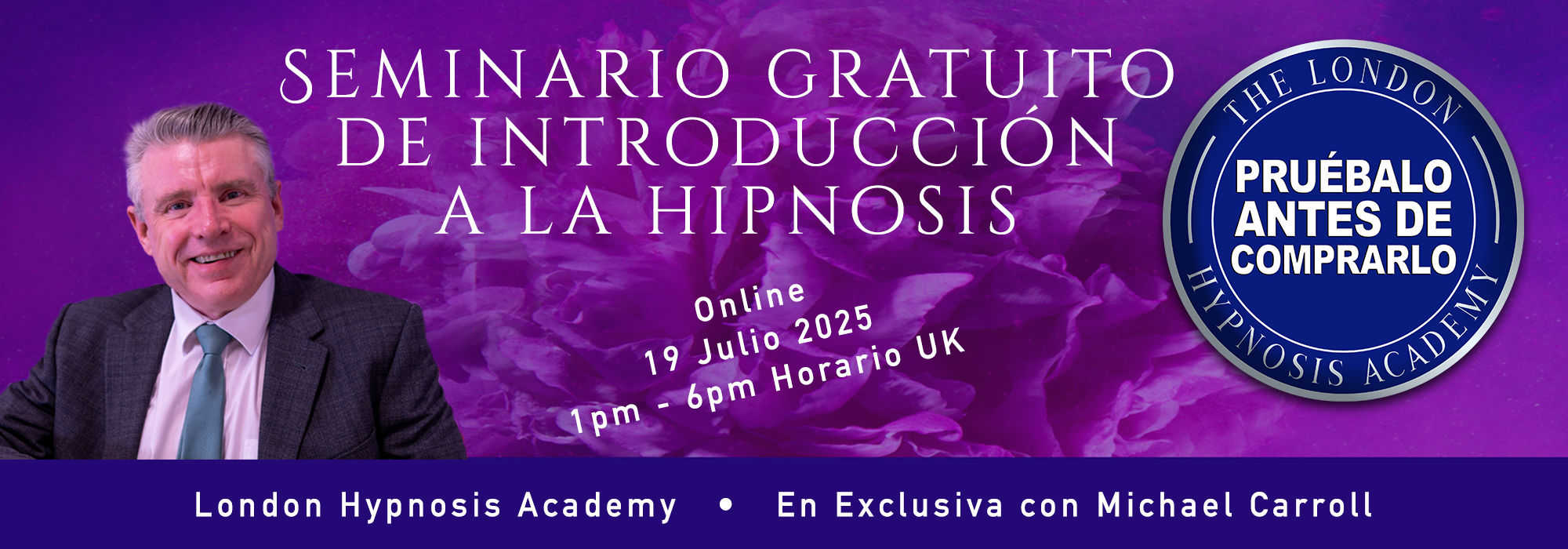 Seminario Gratuito de Introducción a la Hipnosis