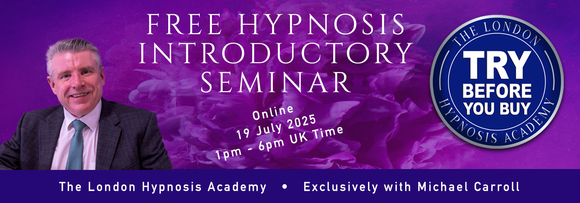 Free Hypnosis Introductory Seminar